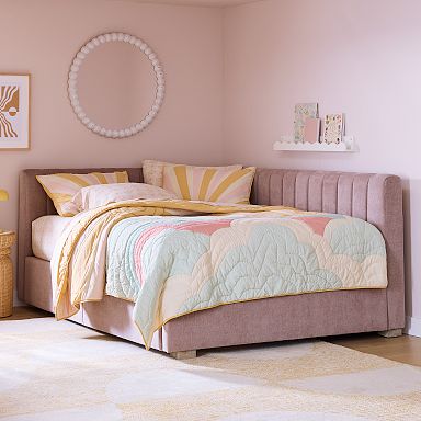 Twin Custom Upholstered Beds West Elm