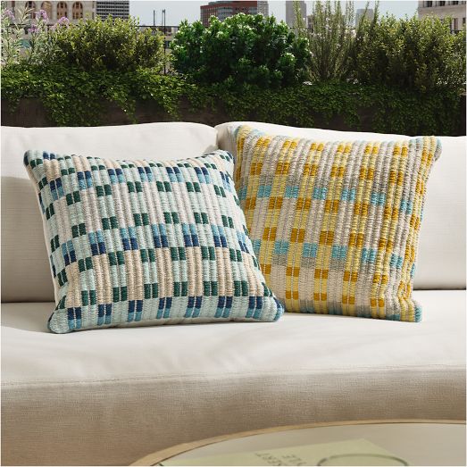 Open Box Playa Living Collection Outdoor Cushion Covers Sunbrella Fabrics West Elm