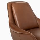 Lottie Leather Chair - Metal Legs