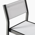 Portside Aluminum Outdoor Textilene Stacking Dining Chair (Set of 2)