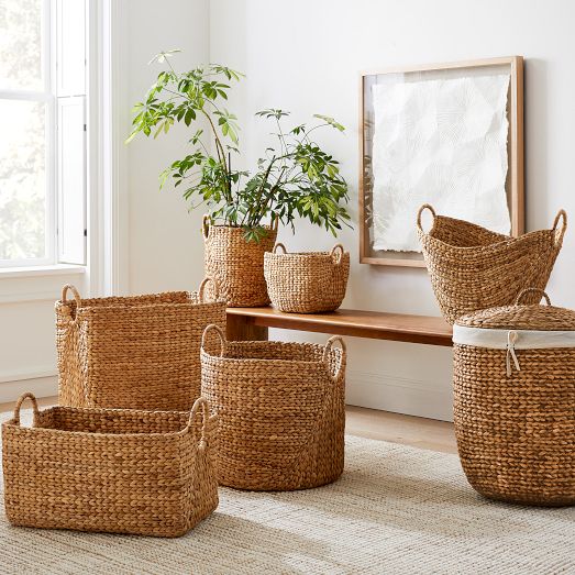 Straw Basket // Wicker Storage Baskets // Jewelry Box // Moroccan Berber Basket // deals handicrafted // Nesting Baskets for Storage