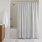Organic Stripe Jacquard Shower Curtain