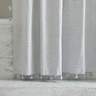 Organic Stripe Jacquard Shower Curtain