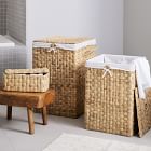 Rounded Weave Rattan Hampers