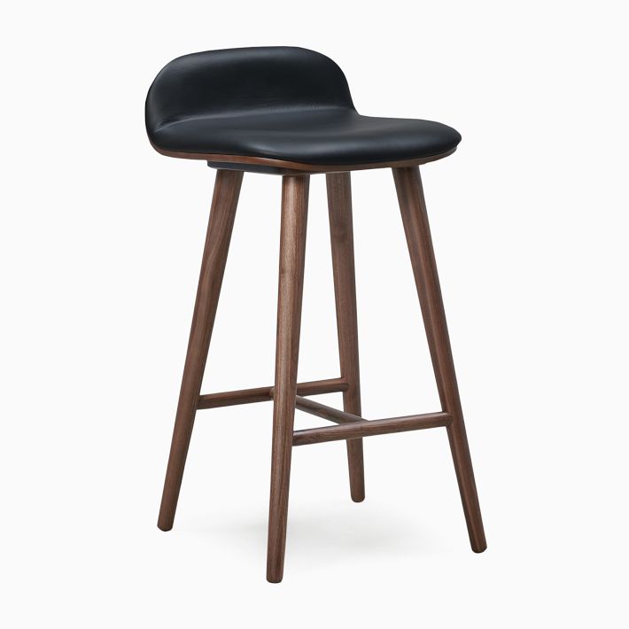 Boulder Leather Counter Stool