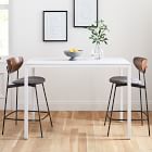 Frame Counter Table (50&quot;) - White Marble