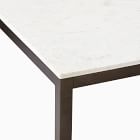 Frame Counter Table (50&quot;) - White Marble