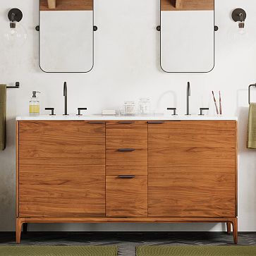 Parker Double Bathroom Vanity (63") | West Elm