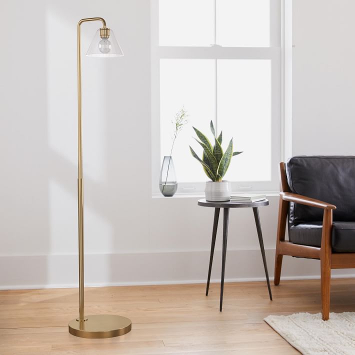 Sculptural Cone Floor Lamp (58&quot;)