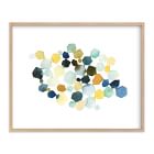 Hexagon Cluster II Framed Wall Art by Minted for West Elm