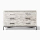 Wood Tiled 6-Drawer Dresser (54&quot;)