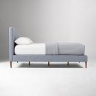 Emmett Nontufted Bed - Wood Legs