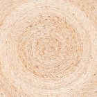 Round Concentric Jute Rug