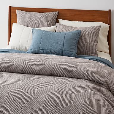 New West Elm offers Blue King Duvet Cover