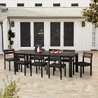 Playa Outdoor Expandable Dining Table (67.5&quot;&ndash;90&quot;) &amp; Dining Chairs Set