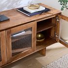 Anton Glass Media Console (68"–80") | West Elm