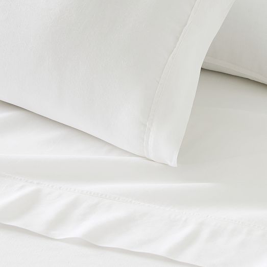 West elm belgian Flax Linen Sheet Set King online size white