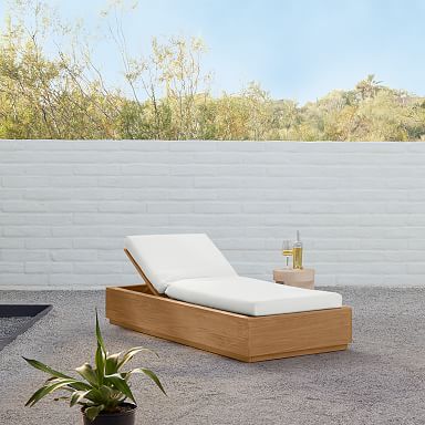 West elm chaise outdoor sale