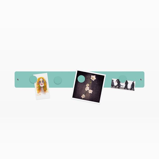 Magnetische Pinnwand-Streifen – 30,5 X 7,6 Cm, Rahmenlos, Mit 2 Magneten, 2er-Set In Aquamarin
