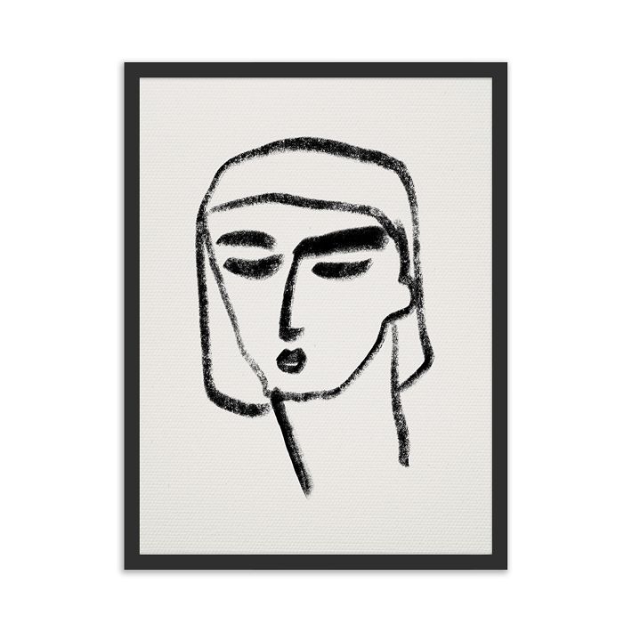 The Face Framed Wall Art by Roseanne Kenny | West Elm