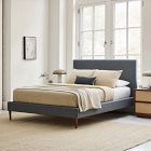 Emmett Nontufted Bed - Wood Legs