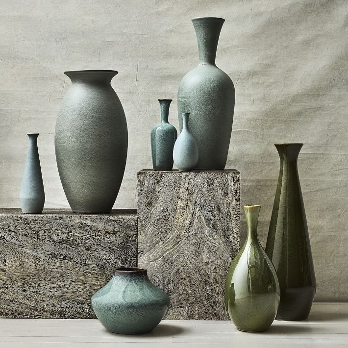 Glazed Ceramic Vases