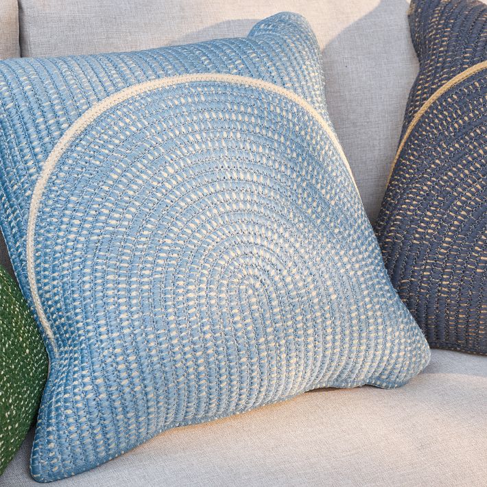 Light blue outdoor pillows best sale