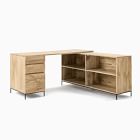 Industrial Modular Desk w/ File Cabinet &amp; Bookcase