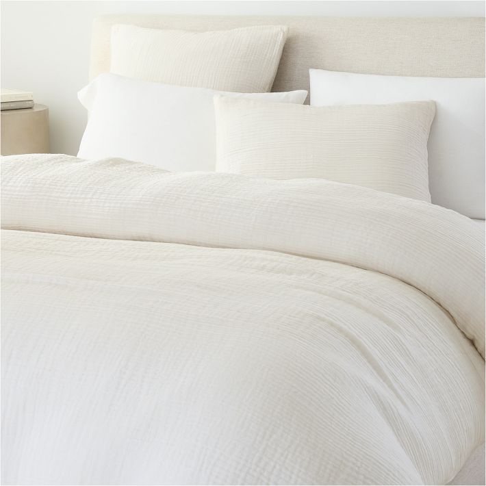 Dreamy Gauze Cotton Duvet Cover & Shams | West Elm