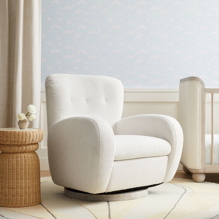 White swivel glider hotsell