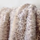 Faux Fur Leopard Throw