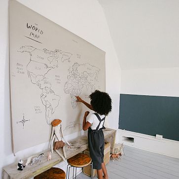 Gathre World Map Tapestry | West Elm