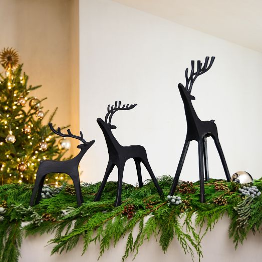 Bronze Reindeer-Set of shops 3