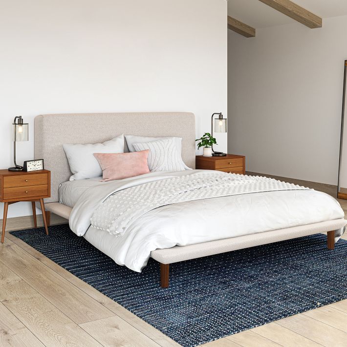 Haven Platform Bed - Wood Legs