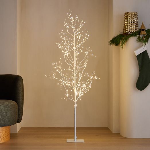 Light Up White Christmas Tree West Elm
