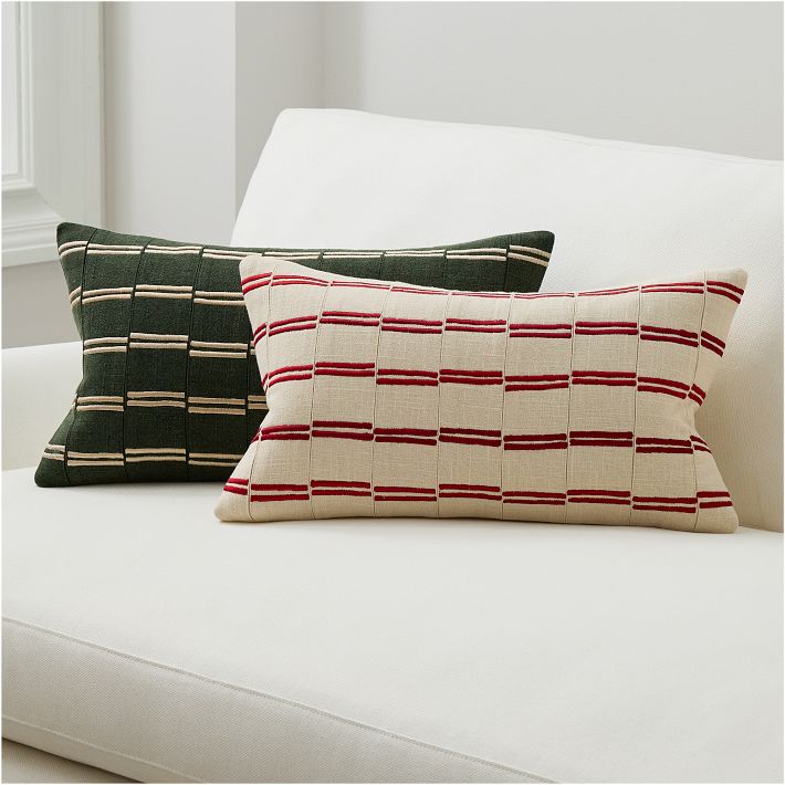 Pieced Offset Stripe&#160;Pillow Cover