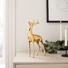 Metal Reindeer Objects - Brass