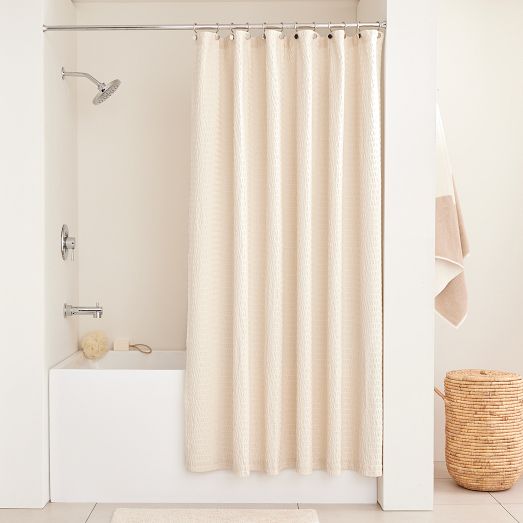 Mara Hoffman Textured Shower Curtain West Elm