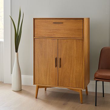 Vintage mid century modern bar cabinet outlet