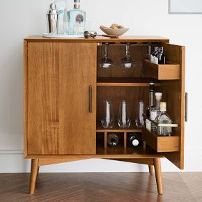 Mid Century Bar Cabinet 32 West Elm