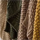 Chunky Cotton Knit Throw West Elm