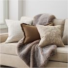 Faux Fur Chinchilla Throw