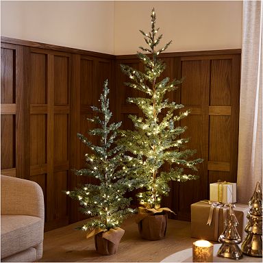 Plastic Faux Christmas Trees West Elm