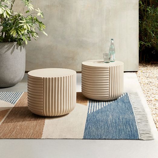 Cecilia Outdoor Round Side Table (18") | West Elm