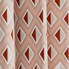 Maze Diamond Curtain (Set of 2) - Misty Rose