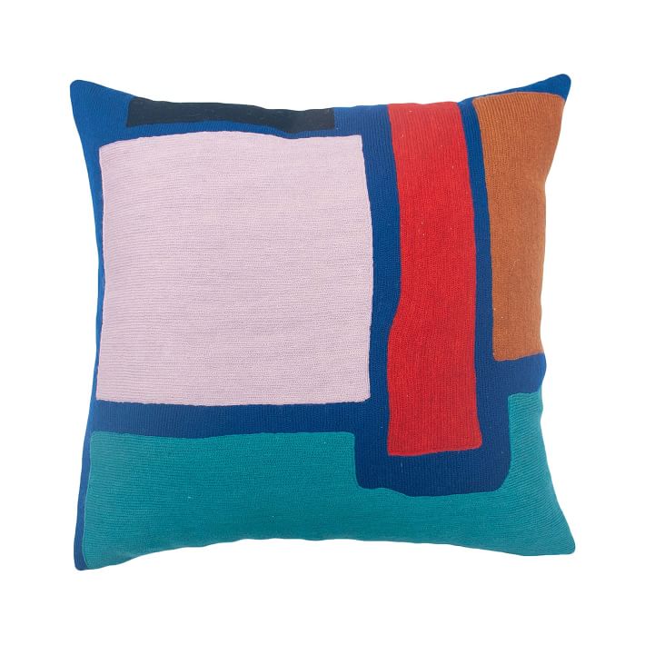 Leah Singh Blah Blah Pillow Cover - Square