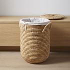 Woven Seagrass Lidded Hampers