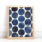 Pauline Stanley Studio Wall Art - Blue Dots