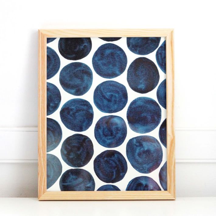 Pauline Stanley Studio Wall Art - Blue Dots