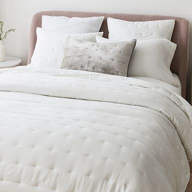 Silky TENCEL™ Crescent Stitch Quilt & Shams